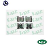 LPR 05P643 Brake pad set