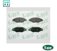 LPR 05P662 Brake pad set