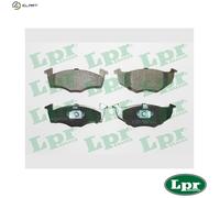 BRAKE PAD SET DISC BRAKE 05P667 FOR SEAT AEH/APF/AFT 1.6L 4cyl IBIZA II