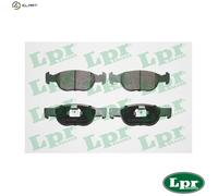 Brake pads 05P687 LPR for FIAT PUNTO PUNTO Van PUNTO Convertible