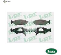 LPR 05P737 Brake pad set