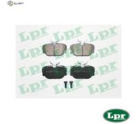 LPR Brakes Disc Brake Pad Set 5SP739 for Land Rover Discovery II / Range Rover Mk II 2.5L