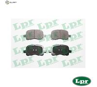 LPR 05P768 Brake pad set
