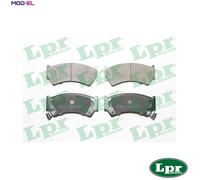 LPR 05P778 Brake pad set