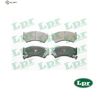 LPR 05P778 Brake pad set