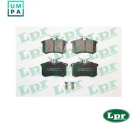 REAR BRAKE PAD SET DISC BRAKE FITS: PEUGEOT 307 1.6 16V/2.0 16V/2.0 HDI 90/2.