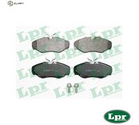 LPR 05P908 Brake pad set
