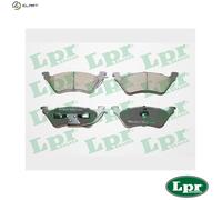 Brake pads 05P912 LPR for CHRYSLER JEEP DODGE