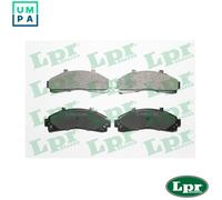 LPR 05P989 Brake pad set