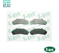 LPR 05P989 Brake pad set