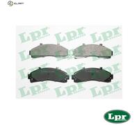 LPR 05P989 Brake pad set