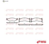 BRAKE PAD SET DISC BRAKE 0600.02 FOR KIA RETONA/Closed/Off-Road/Vehicle 2.0L