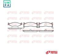 BRAKE PAD SET DISC BRAKE 0600.02 FOR KIA RETONA/Closed/Off-Road/Vehicle 2.0L