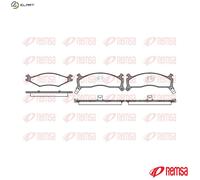 BRAKE PAD SET DISC BRAKE 0600.02 FOR KIA RETONA/Closed/Off-Road/Vehicle 2.0L