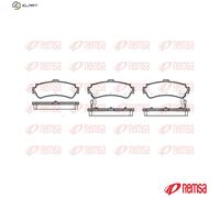 REMSA 0607.02 Brake pad set