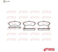 REMSA 0607.02 Brake pad set