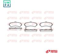 REMSA 0607.02 Brake pad set