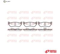 BRAKE PAD SET DISC BRAKE 0628.75 FOR JEEP WRANGLER/II/TJ/Mk WAGONEER CHEROKEE