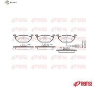 REMSA 0633.21 Brake pad set