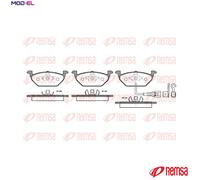 REMSA 0633.21 Brake pad set