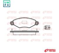 REMSA 0643.10 Brake pad set