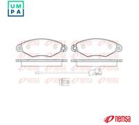 REMSA 0643.30 Brake pad set