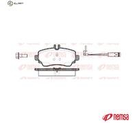 REMSA 0650.22 Brake pad set
