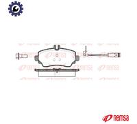 REMSA 0650.22 Brake pad set