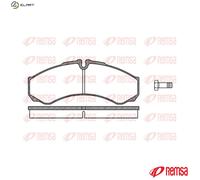 REMSA 0651.10 Brake pad set