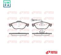 REMSA 0660.02 Brake pad set