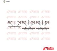 REMSA 0676.02 Brake pad set