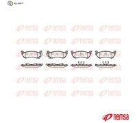 REMSA 0698.01 Brake pad set