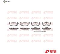 Brake pads Rear Axle 0698.11 REMSA for MERCEDES-BENZ M-CLASS