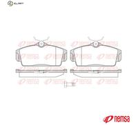 BRAKE PAD SET DISC BRAKE 0704.10 FOR NISSAN SENTRA/II/Hatchback PRIMERA/Break