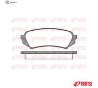 REMSA 0706.00 Brake pad set