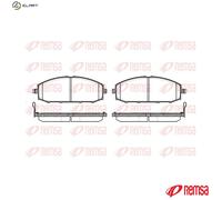 REMSA 0711.04 Brake pad set