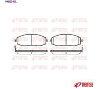 REMSA 0711.04 Brake pad set