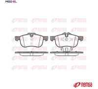 Brake pads Front Axle 0719.00 REMSA for ROVER MG