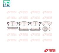 REMSA 0724.02 Brake Pad Set, disc brake for DAIHATSU,MITSUBISHI,NISSAN,SUBARU,SU