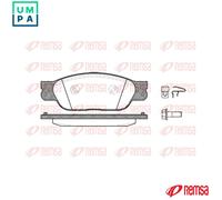 REMSA 0731.00 Brake pad set