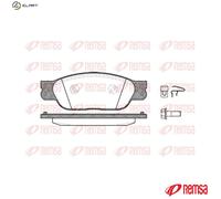 REMSA 0731.00 Brake pad set