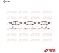 REMSA 0736.02 Brake pad set