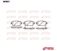 REMSA 0740.02 Brake pad set