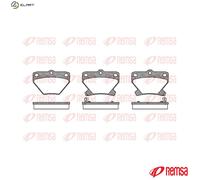 REMSA 0741.02 Brake pad set