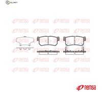 Brake pads Rear Axle 0746.62 REMSA for SSANGYONG DAEWOO