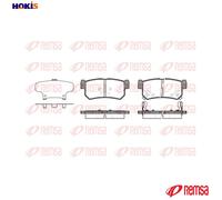 Brake pads Rear Axle 0746.62 REMSA for SSANGYONG DAEWOO