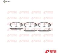 REMSA 0747.12 Brake pad set