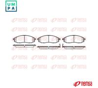 REMSA 0748.02 Brake pad set