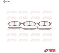 Brake pads Front Axle 0748.02 REMSA for NISSAN NP300 PICKUP PICK UP