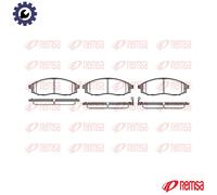 REMSA 0748.02 Brake pad set